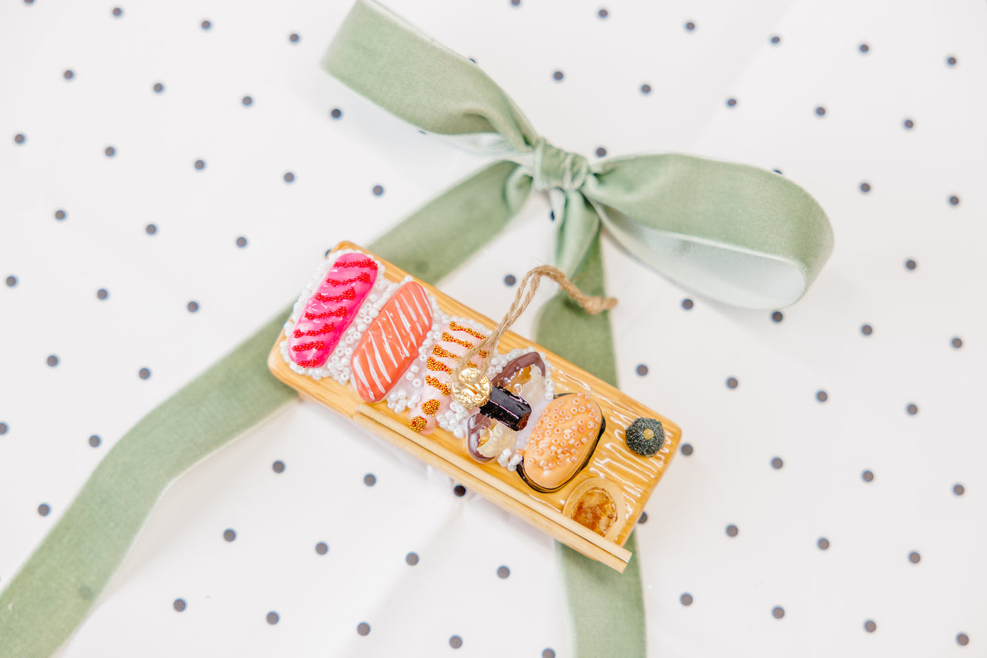 Deluxe Sushi Board Ornament